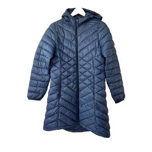Womens ZeroXposur Kate Packable Puffer Jacket M Blue Midweight Winter Warm Coat